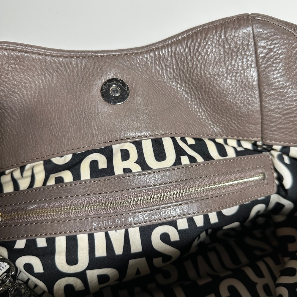 Marc by Marc Jacobs Classic Q Fran Satchel Bag Gray - Picture 6 of 7